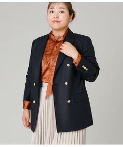 NEWYORKER L-SIZE / ニューヨーカー エルサイズ テーラードジャケット | PREMIUM CLOTH Beyond ダブルブレストブレザー