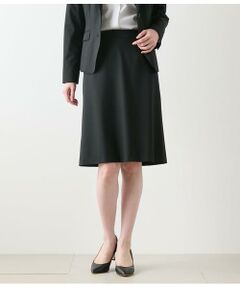 NEWYORKER L-SIZE / ニューヨーカー エルサイズ ミニ・ひざ丈スカート | 2WAYストレッチツイル Aラインスカート