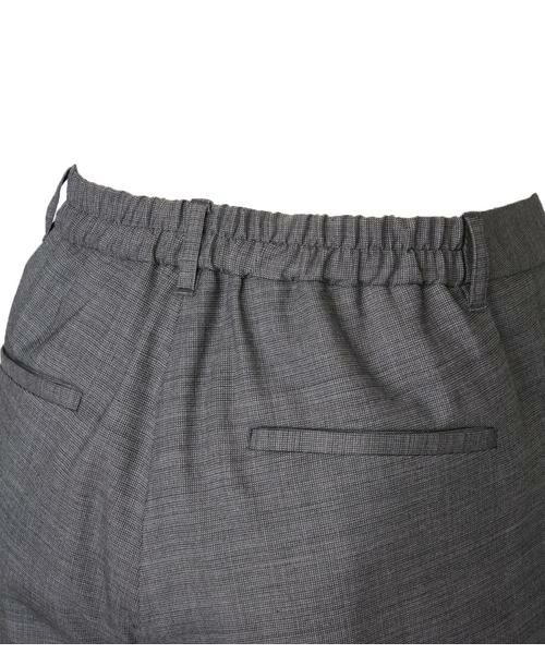 NEWYORKER L-SIZE / ニューヨーカー エルサイズ スラックス・ドレスパンツ | ウールシルクピンヘッド テーパードパンツ | 詳細4