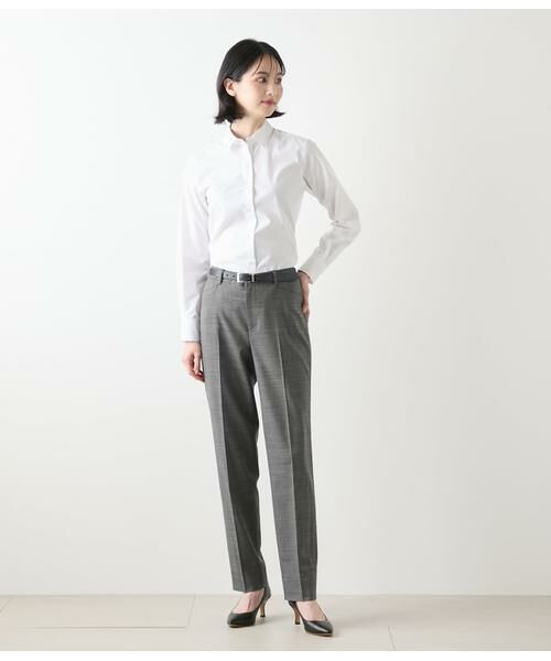 NEWYORKER L-SIZE / ニューヨーカー エルサイズ シャツ・ブラウス | コットンポリブロード レギュラーカラーシャツ(リクルート対応) | 詳細8