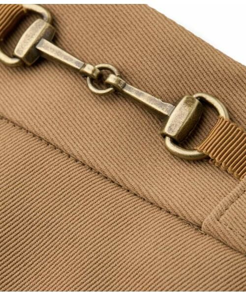 NEWYORKER L-SIZE / ニューヨーカー エルサイズ ミニ・ひざ丈スカート | ギャバライクポリエステル ビット付きAラインスカート | 詳細18