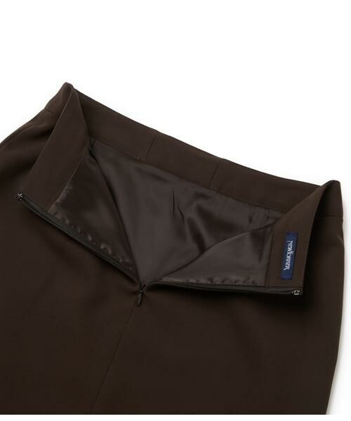 NEWYORKER L-SIZE / ニューヨーカー エルサイズ ミニ・ひざ丈スカート | ギャバライクポリエステル ビット付きAラインスカート | 詳細5