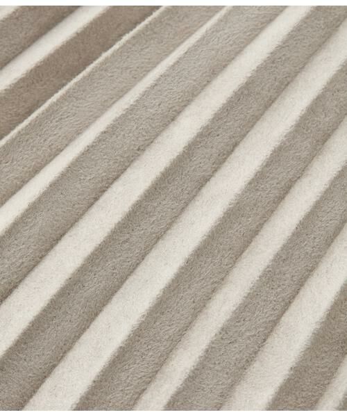 NEWYORKER L-SIZE / ニューヨーカー エルサイズ ミニ・ひざ丈スカート | フェイクスエード アコーディオンプリーツスカート | 詳細13