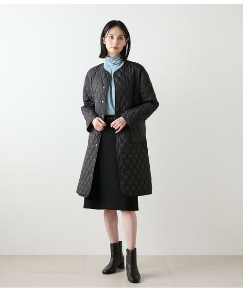 NEWYORKER L-SIZE / ニューヨーカー エルサイズ その他アウター | ポリエステルタフタ リバーシブルキルトロングコート | 詳細17