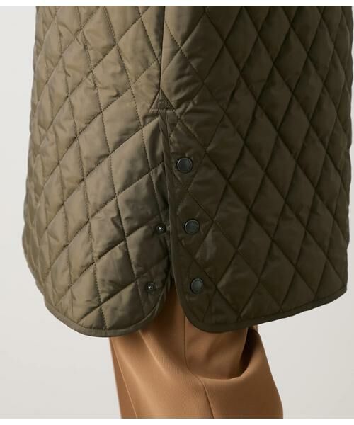 NEWYORKER L-SIZE / ニューヨーカー エルサイズ その他アウター | ポリエステルタフタ リバーシブルキルトロングコート | 詳細5