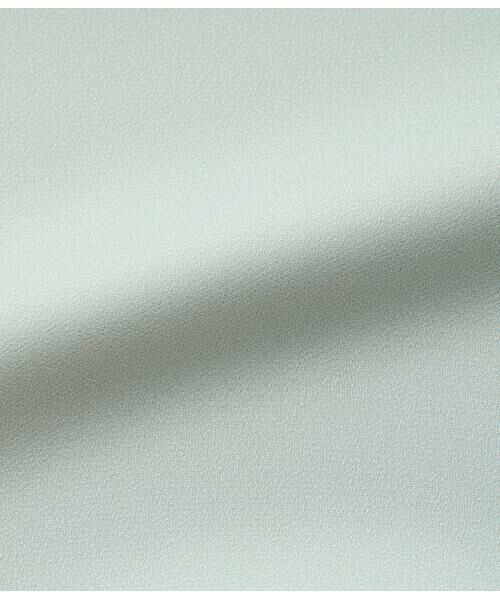 NEWYORKER L-SIZE / ニューヨーカー エルサイズ シャツ・ブラウス | ジョーゼットサテン フロントタック9分袖ブラウス | 詳細6