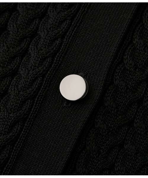 NEWYORKER L-SIZE / ニューヨーカー エルサイズ カーディガン・ボレロ | ケーブルクルーネックカーディガン | 詳細7