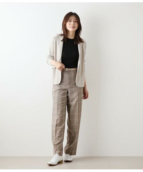 NEWYORKER L-SIZE / ニューヨーカー エルサイズ ニット・セーター | 和紙混接結編み ニットジャケット | 詳細5