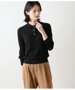 NEWYORKER L-SIZE / ニューヨーカー エルサイズ ニット・セーター | ケーブルニットポロシャツ