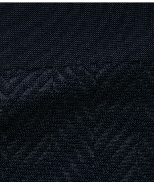 NEWYORKER L-SIZE / ニューヨーカー エルサイズ ニット・セーター | TCヘリンボーン 7分袖ニットプルオーバー | 詳細10