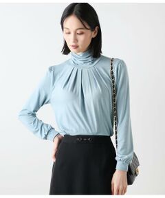 NEWYORKER L-SIZE / ニューヨーカー エルサイズ カットソー | ラグウォーム ギャザータートルネックカットソー