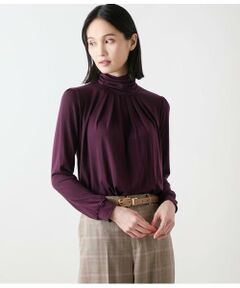 NEWYORKER L-SIZE / ニューヨーカー エルサイズ カットソー | ラグウォーム ギャザータートルネックカットソー