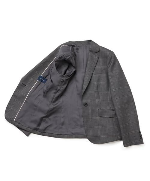 NEWYORKER L-SIZE / ニューヨーカー エルサイズ テーラードジャケット | ウールウインドウペイン ノッチドラペル1釦ジャケット | 詳細6
