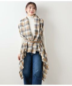 NEWYORKER L-SIZE / ニューヨーカー エルサイズ その他アウター | エターミンブロックチェック ケープストール