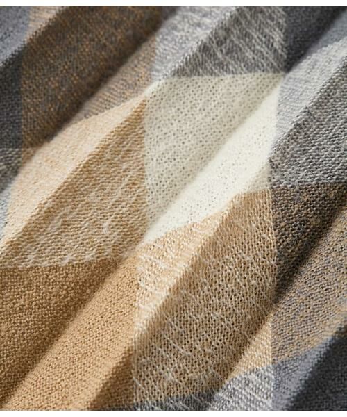 NEWYORKER L-SIZE / ニューヨーカー エルサイズ ロング・マキシ丈スカート | エターミンブロックチェック プリーツスカート | 詳細8