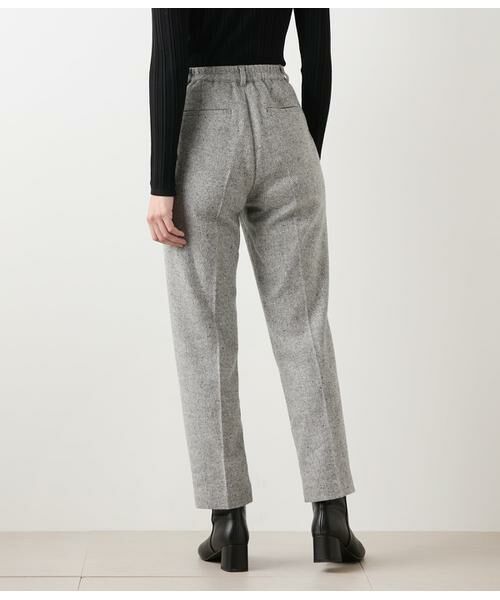 NEWYORKER L-SIZE / ニューヨーカー エルサイズ チノ・ワークパンツ | ブロークンヘリンボーンツィード テーパードパンツ | 詳細3