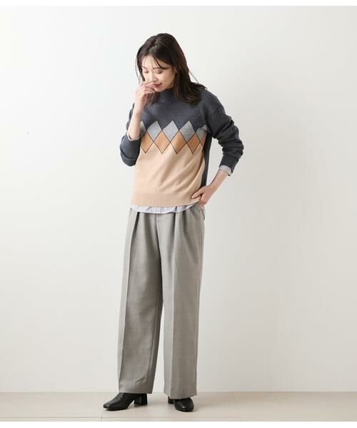 NEWYORKER L-SIZE / ニューヨーカー エルサイズ その他パンツ | TWビエラ ワイドパンツ | 詳細7