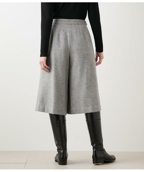 NEWYORKER L-SIZE / ニューヨーカー エルサイズ その他パンツ | ブロークンヘリンボーンツィード キュロットパンツ | 詳細3