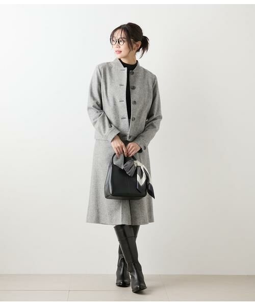 NEWYORKER L-SIZE / ニューヨーカー エルサイズ その他パンツ | ブロークンヘリンボーンツィード キュロットパンツ | 詳細7