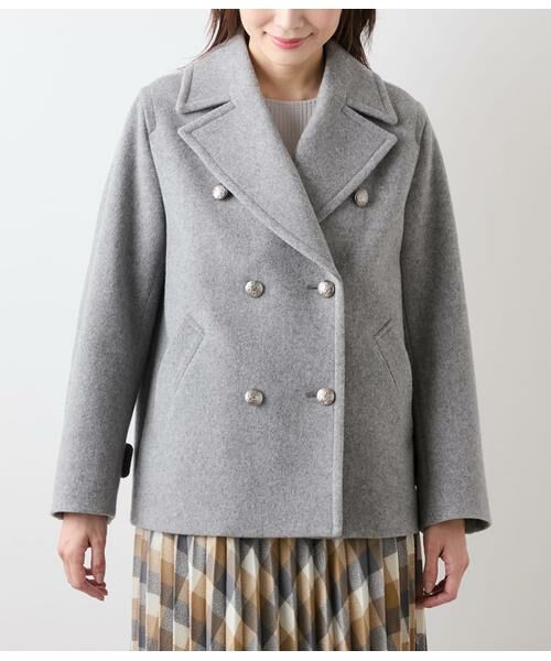 NEWYORKER L-SIZE / ニューヨーカー エルサイズ ピーコート | ラムウールモッサ ピーコート | 詳細1