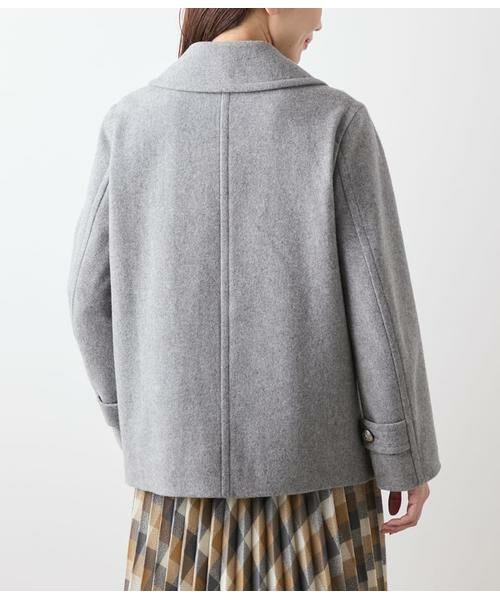 NEWYORKER L-SIZE / ニューヨーカー エルサイズ ピーコート | ラムウールモッサ ピーコート | 詳細2