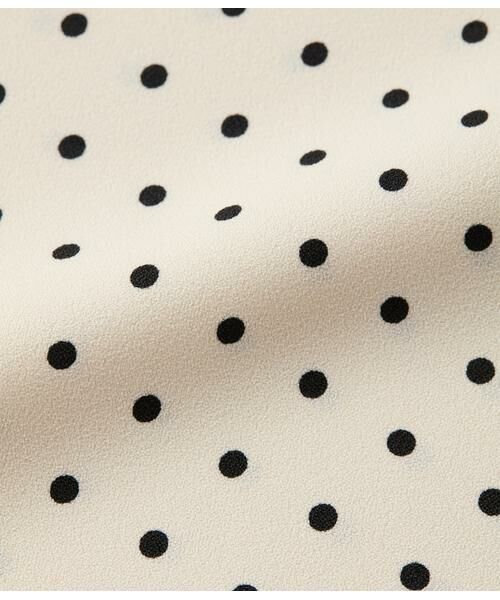 NEWYORKER L-SIZE / ニューヨーカー エルサイズ シャツ・ブラウス | アムンゼンドットプリント 長袖ボウタイブラウス | 詳細11