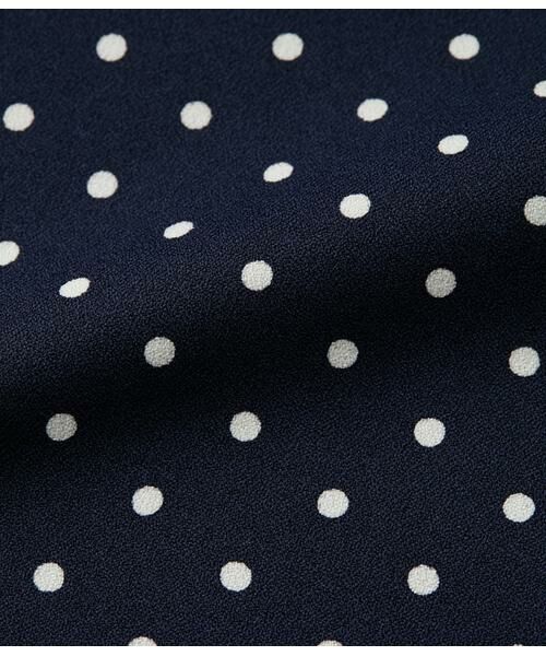 NEWYORKER L-SIZE / ニューヨーカー エルサイズ シャツ・ブラウス | アムンゼンドットプリント 長袖ボウタイブラウス | 詳細17