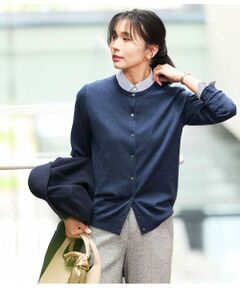 NEWYORKER L-SIZE / ニューヨーカー エルサイズ カーディガン・ボレロ | キャッシュウール クルーネックカーディガン