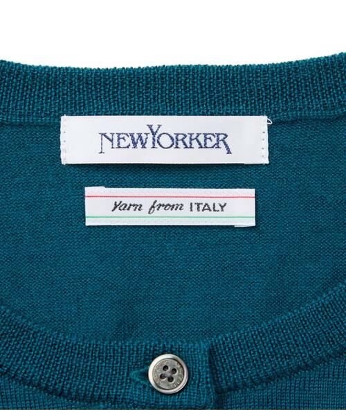 NEWYORKER L-SIZE / ニューヨーカー エルサイズ カーディガン・ボレロ | キャッシュウール クルーネックカーディガン | 詳細3