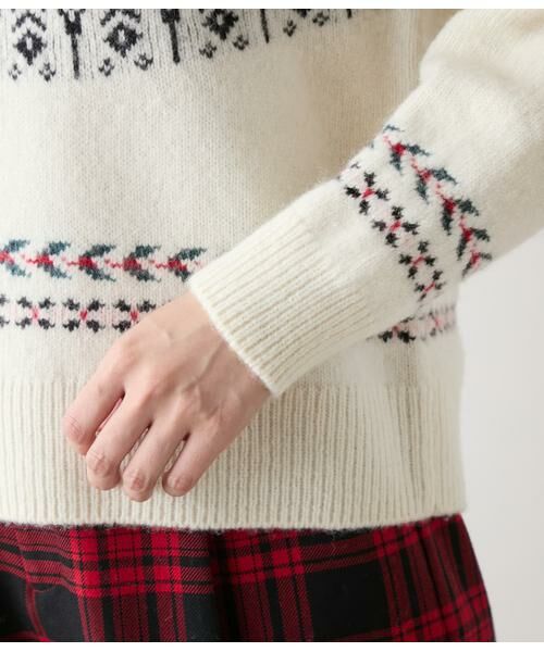 NEWYORKER L-SIZE / ニューヨーカー エルサイズ ニット・セーター | フェアアイル ハイネックニットプルオーバー | 詳細4