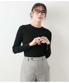 NEWYORKER L-SIZE / ニューヨーカー エルサイズ ニット・セーター | ウォッシャブルウール ランダムリブプルオーバー