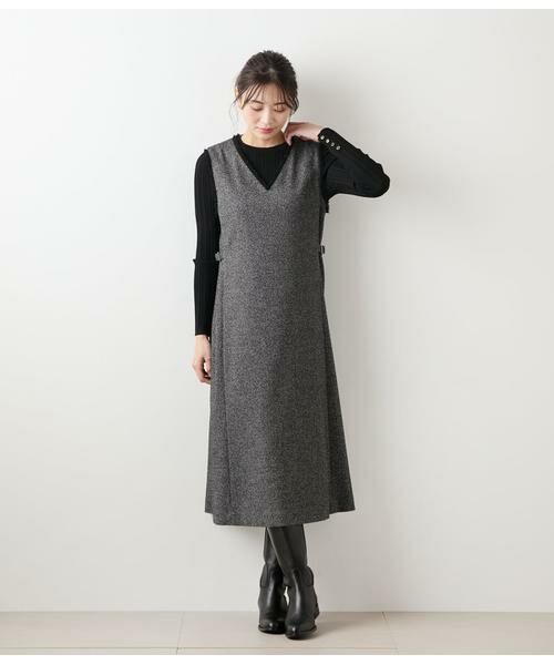 NEWYORKER L-SIZE / ニューヨーカー エルサイズ ニット・セーター | ウォッシャブルウール ランダムリブプルオーバー | 詳細10