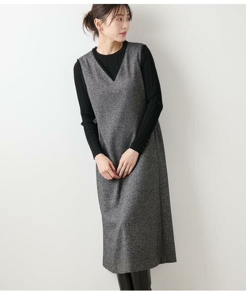 NEWYORKER L-SIZE / ニューヨーカー エルサイズ ニット・セーター | ウォッシャブルウール ランダムリブプルオーバー | 詳細11