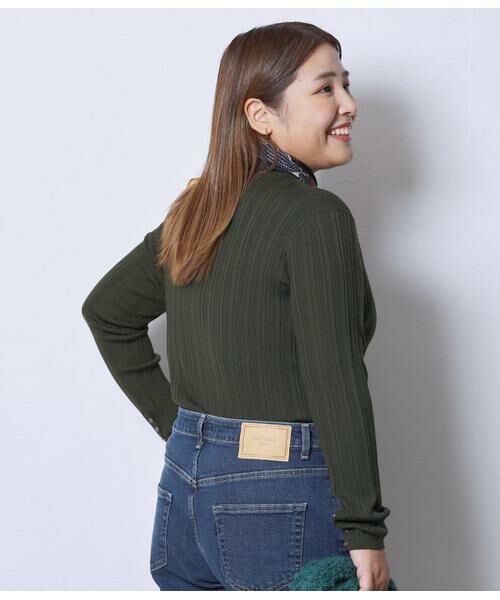 NEWYORKER L-SIZE / ニューヨーカー エルサイズ ニット・セーター | ウォッシャブルウール ランダムリブプルオーバー | 詳細5