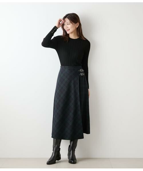 NEWYORKER L-SIZE / ニューヨーカー エルサイズ ニット・セーター | ウォッシャブルウール ランダムリブプルオーバー | 詳細9