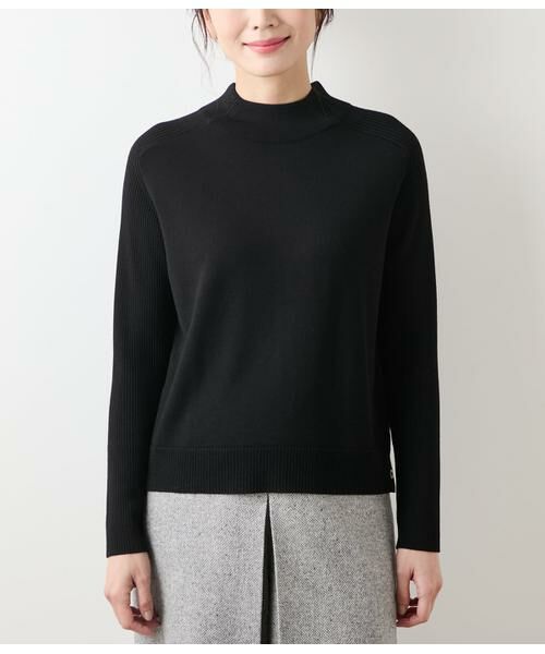 NEWYORKER L-SIZE / ニューヨーカー エルサイズ ニット・セーター | ウォッシャブルウール ボトルネックプルオーバー | 詳細14