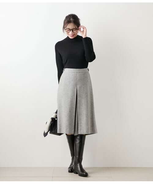 NEWYORKER L-SIZE / ニューヨーカー エルサイズ ニット・セーター | ウォッシャブルウール ボトルネックプルオーバー | 詳細15