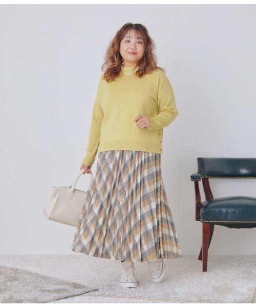 NEWYORKER L-SIZE / ニューヨーカー エルサイズ ニット・セーター | ウォッシャブルウール ボトルネックプルオーバー | 詳細23