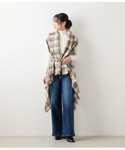 NEWYORKER L-SIZE / ニューヨーカー エルサイズ ニット・セーター | レーヨンポリストレッチ リブタートルネックプルオーバー | 詳細10