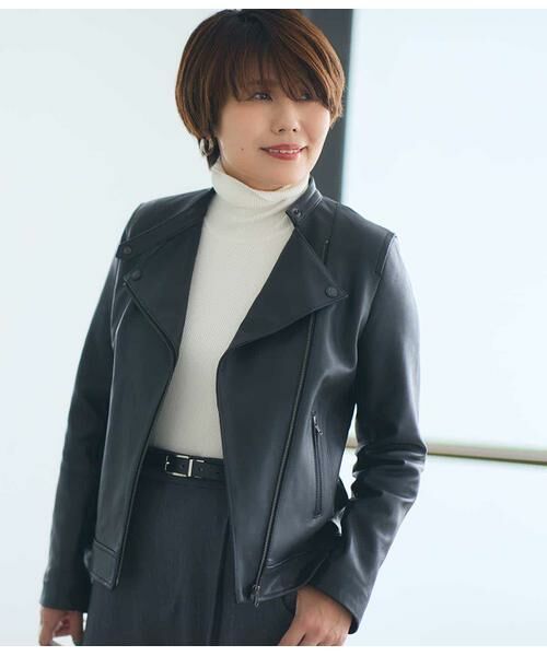 NEWYORKER L-SIZE / ニューヨーカー エルサイズ ニット・セーター | レーヨンポリストレッチ リブタートルネックプルオーバー | 詳細16