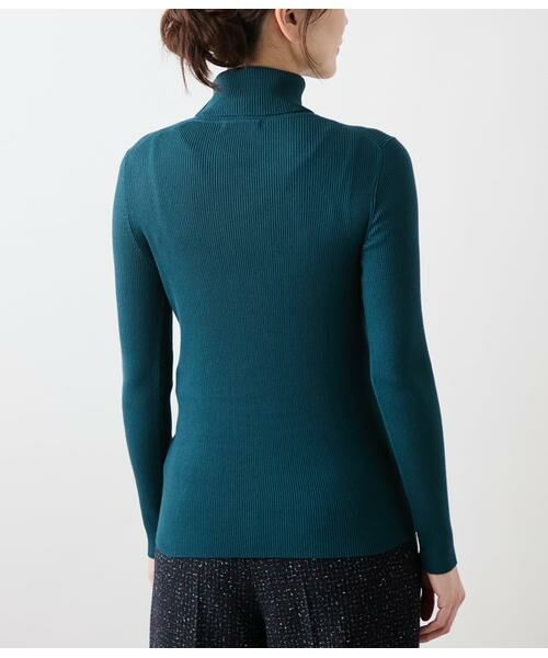 NEWYORKER L-SIZE / ニューヨーカー エルサイズ ニット・セーター | レーヨンポリストレッチ リブタートルネックプルオーバー | 詳細2