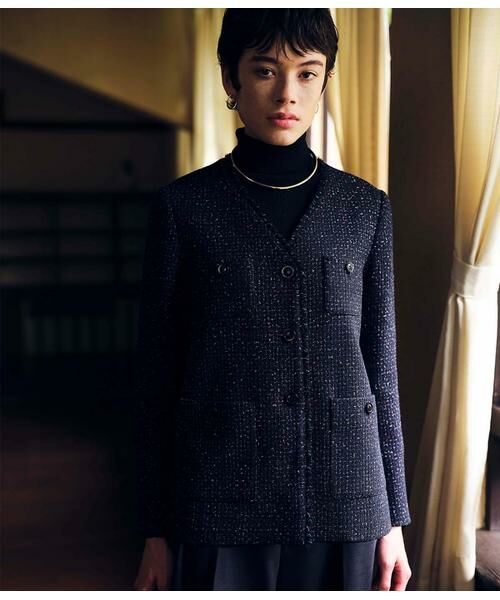 NEWYORKER L-SIZE / ニューヨーカー エルサイズ ニット・セーター | レーヨンポリストレッチ リブタートルネックプルオーバー | 詳細24