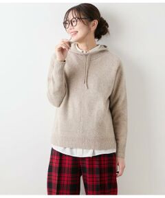 NEWYORKER L-SIZE / ニューヨーカー エルサイズ ニット・セーター | ウールアンゴラ ホールガーメントパーカ