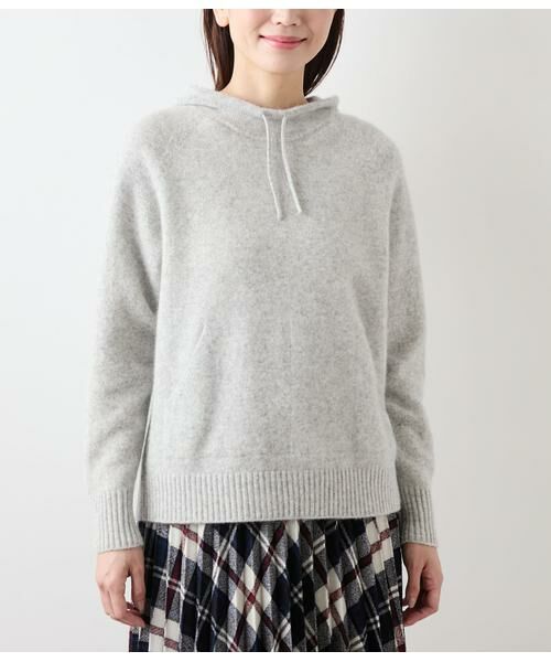 NEWYORKER L-SIZE / ニューヨーカー エルサイズ ニット・セーター | ウールアンゴラ ホールガーメントパーカ | 詳細1