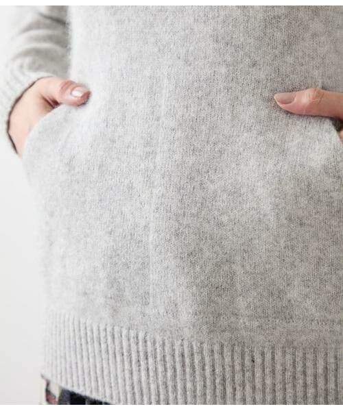 NEWYORKER L-SIZE / ニューヨーカー エルサイズ ニット・セーター | ウールアンゴラ ホールガーメントパーカ | 詳細4