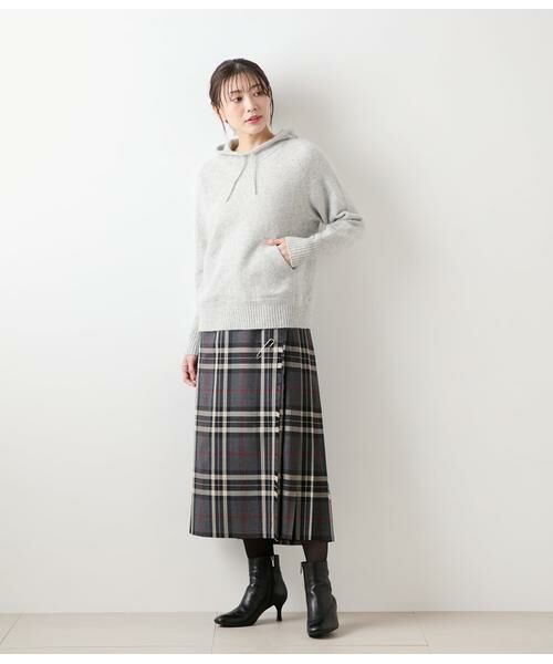 NEWYORKER L-SIZE / ニューヨーカー エルサイズ ニット・セーター | ウールアンゴラ ホールガーメントパーカ | 詳細6