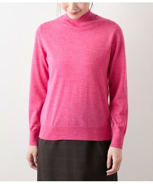 NEWYORKER L-SIZE / ニューヨーカー エルサイズ ニット・セーター | キャッシュウール ボトルネックプルオーバー | 詳細15