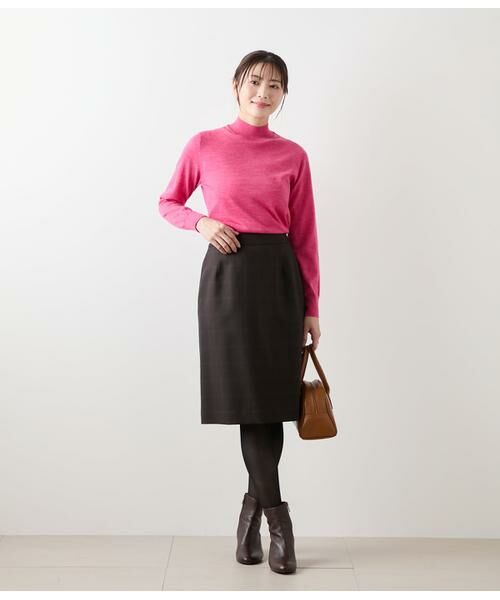 NEWYORKER L-SIZE / ニューヨーカー エルサイズ ニット・セーター | キャッシュウール ボトルネックプルオーバー | 詳細16