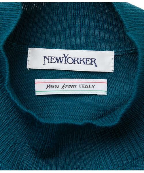 NEWYORKER L-SIZE / ニューヨーカー エルサイズ ニット・セーター | キャッシュウール ボトルネックプルオーバー | 詳細3