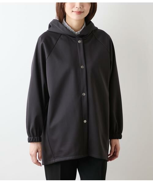 NEWYORKER L-SIZE / ニューヨーカー エルサイズ その他アウター | 3LAYERジャージー フーデットコーディガン | 詳細1